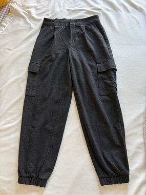 Women’s Dark Gray Cargo Jogger Trouser Pants